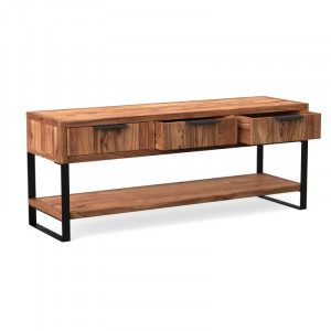 TV stolek z masivu Wild II - světlá akácie VÝPRODEJ Wild TV stolky a komody MH1469W