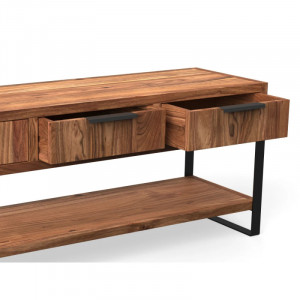 TV stolek z masivu Wild II - světlá akácie VÝPRODEJ Wild TV stolky a komody MH1469W