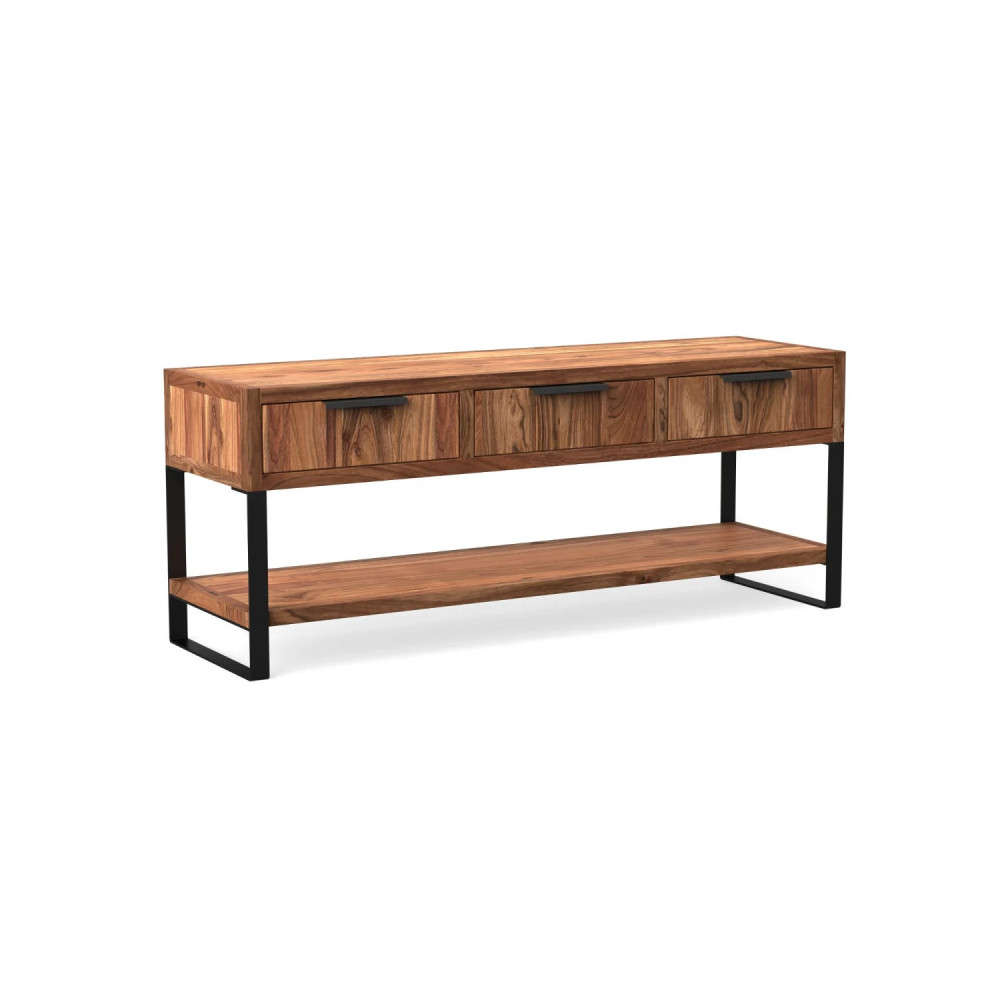 TV stolek z masivu Wild II - světlá akácie VÝPRODEJ Wild TV stolky a komody MH1469W