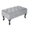 Srebrny postument Chesterfield aksamitny