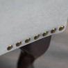 Srebrny postument Chesterfield aksamitny