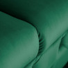 Aksamitna zielona sofa Chesterfield