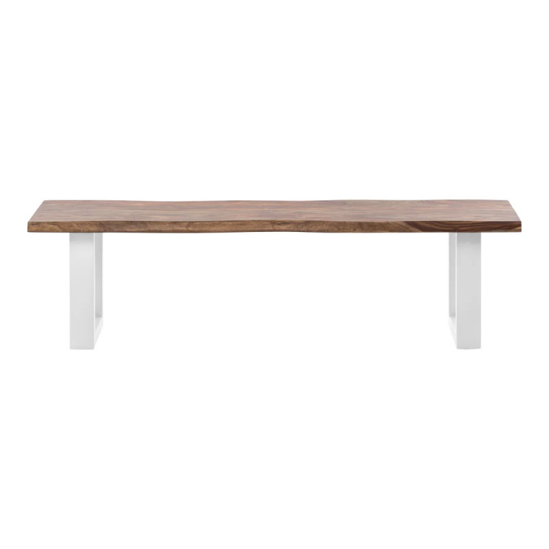 Jídelní lavice masiv 190 cm New York bílé nohy  Lavice A00000982