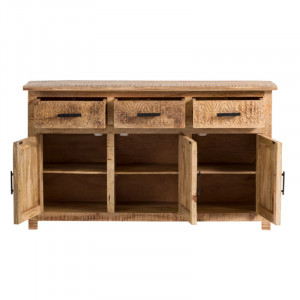 Masivní příborník Malawi 140x80 - mangové dřevo VÝPRODEJ  Příborníky A00001484W