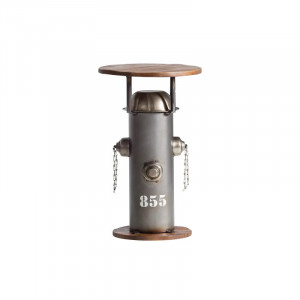 Industriální odkládací stolek z manga Blackburn VÝPRODEJ  Odkládací stolky A2045