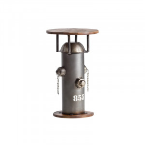 Industriální odkládací stolek z manga Blackburn VÝPRODEJ  Odkládací stolky A2045