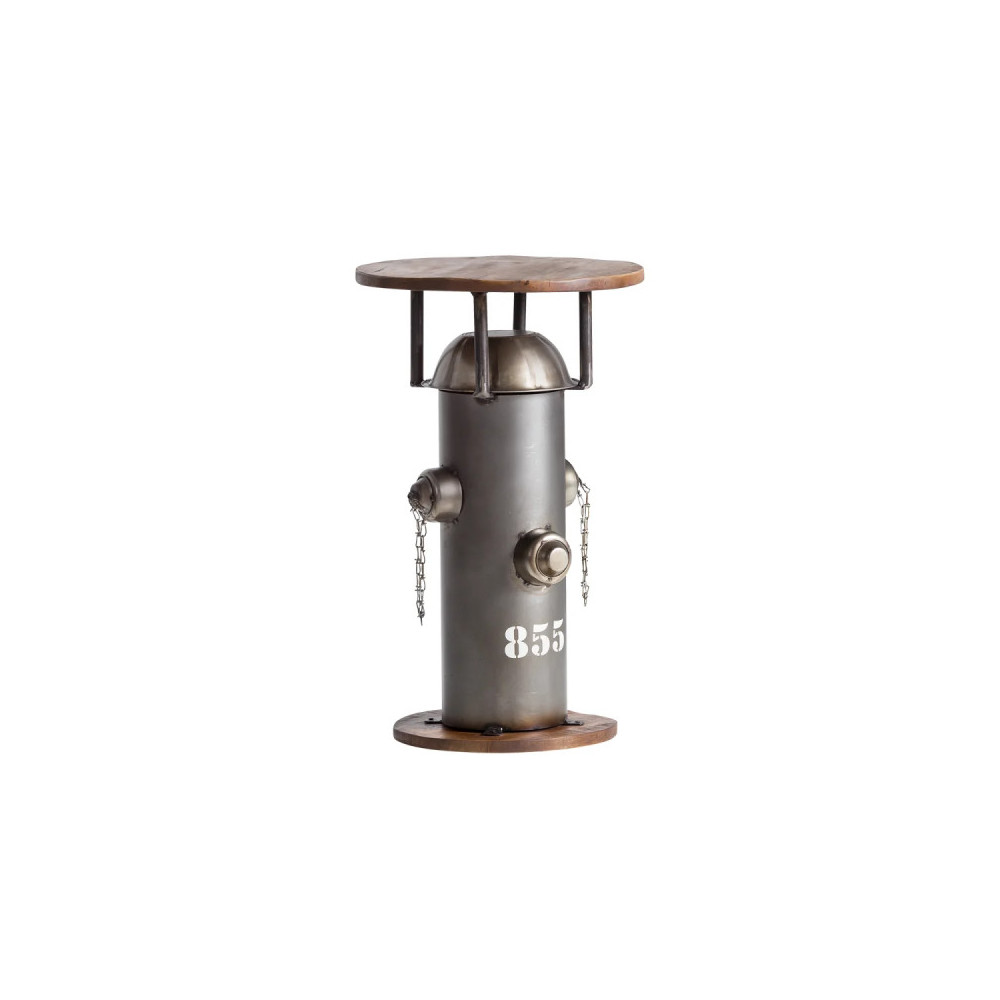 Industriální odkládací stolek z manga Blackburn VÝPRODEJ  Odkládací stolky A2045