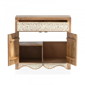 Skříňka pod umyvadlo Sweet 80cm - mangové dřevo VÝPRODEJ Sweet - Koupelnové skříňky A2077