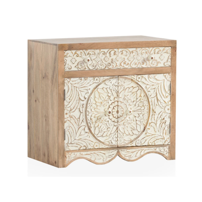 Skříňka pod umyvadlo Sweet 80cm - mangové dřevo VÝPRODEJ Sweet - Koupelnové skříňky A2077