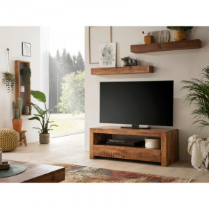 TV stolek Country masiv mango VÝPRODEJ  TV stolky a komody A2104