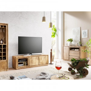 Set do obývacího pokoje Sleek - mangové dřevo Sleek TV stolky a komody MH2122W