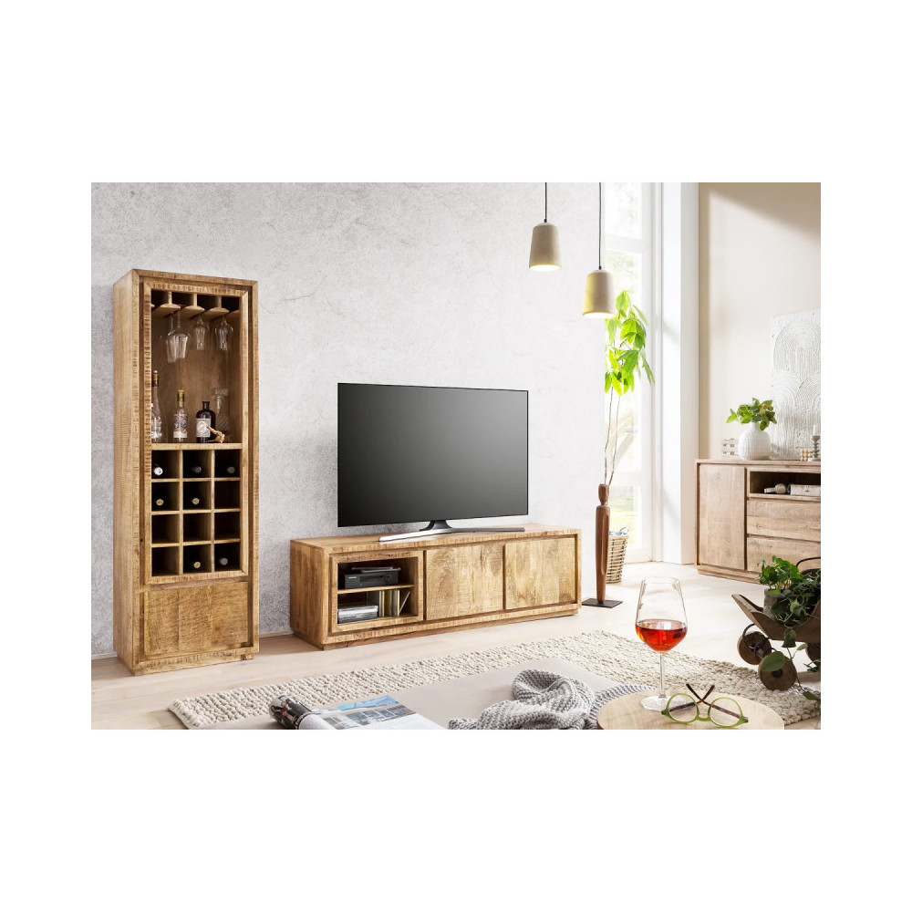 Set do obývacího pokoje Sleek - mangové dřevo Sleek TV stolky a komody MH2122W