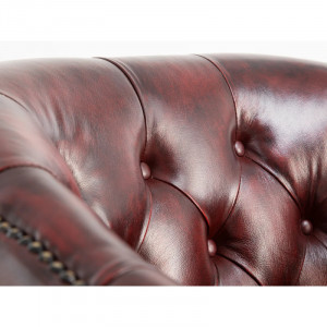 Křeslo z pravé kůže Chesterfield Dream  Sedací nábytek MHA2163W