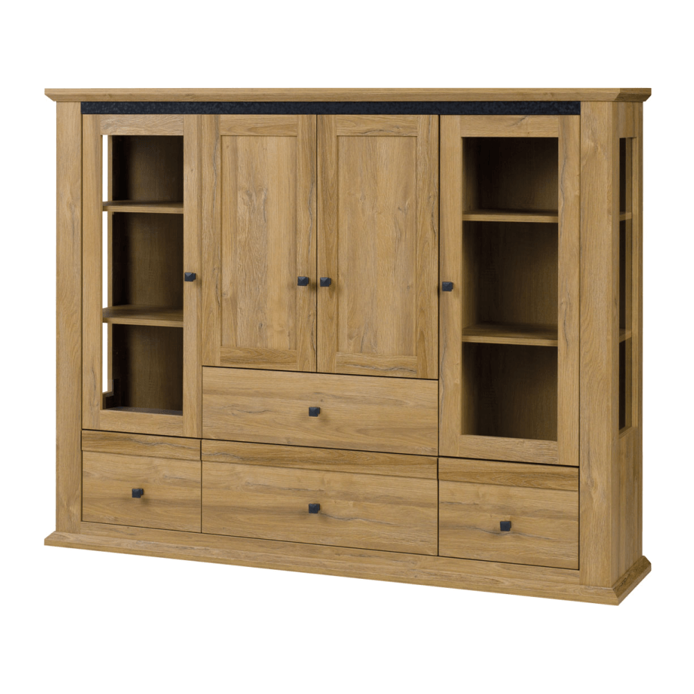 Vitrína LEO, dub přírodní  Domů MH264777W