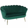 Lavice ve stylu Art-deco NOBELLA, smaragdová  Místnosti MH267585W