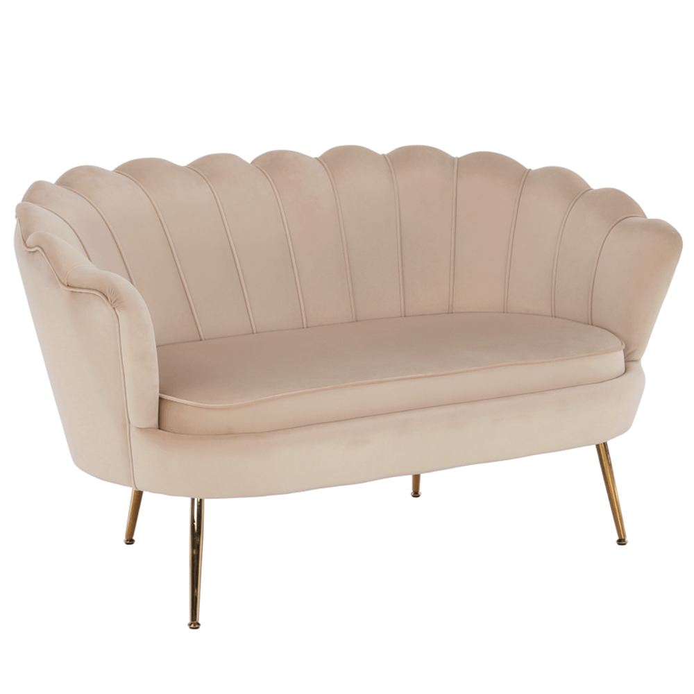 Lavice ve stylu Art-deco NOBELLA, béžová  Domů MH267589W