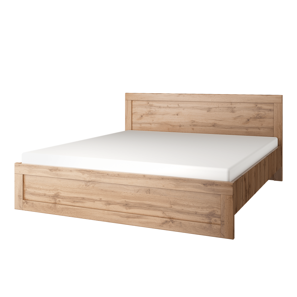 Manželská postel MORAT - 180x200, dub  Místnosti MH354538W