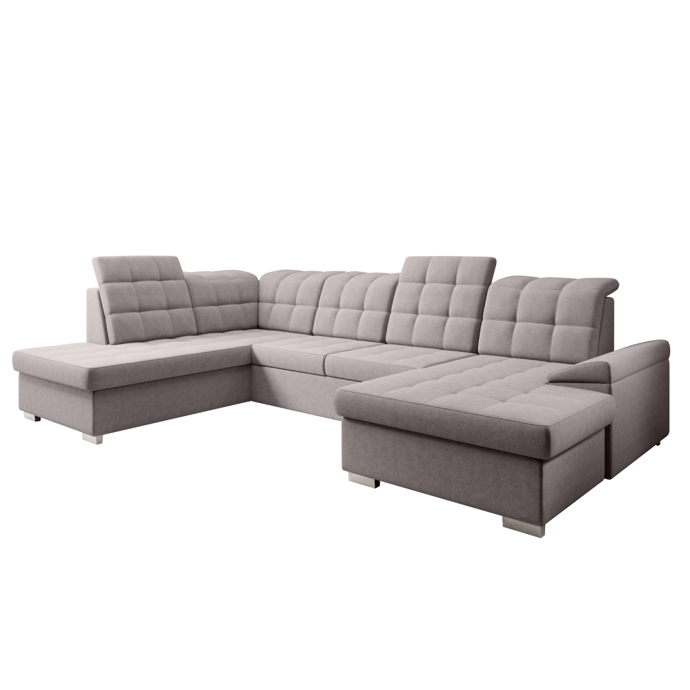 Rozkládací sedací souprava OREA, šedobéžová - levá  Místnosti MH362548W