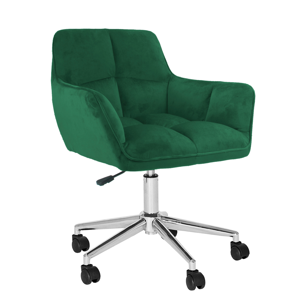 Kancelářské křeslo HAGRO - smaragdová sametová  Židle MH365597W
