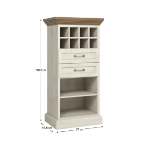 Komoda SIVA - nordická/dub divoký  Místnosti MH381450W