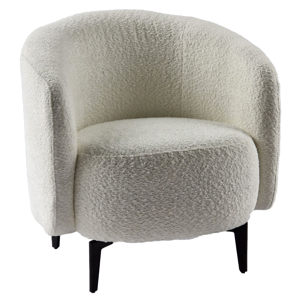 Křeslo PRESTO - bílá/černá  Místnosti MH389290W