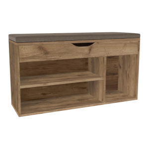 Botník s lavicí MUDDY - dub artisan  Místnosti MH395629W