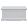 Bílá truhla / skříňka z masivu Belluno Elegante s bílou deskou Belluno Elegante Truhly MHPL038BK