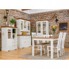 Bílý nástavec z masivu Belluno Elegante s bílou deskou Belluno Elegante Komody MHPL024BBK