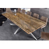 Jídelní stůl BARRACUDA 220 CM sklo/masiv teak  Jídelní stoly 43625