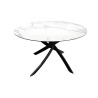 Kulatý jídelní stůl ALPINE WHITE 120 CM keramika  Jídelní stoly 44230