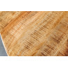 Kulatý jídelní stůl IRON CRAFT 145 CM přírodní masiv mango  Jídelní stoly 43836