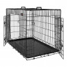 Přepravka, klec pro psa 2dveřová PET XXV  Pro domácí mazlíčky PPD36BK