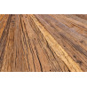 Kulatý jídelní stůl BARRACUDA 140 cm sklo/masiv teak  Jídelní stoly 43623