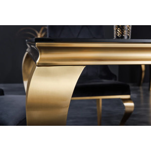 Jídelní stůl MODERN BAROCK GOLD 200 CM černý Modern Barock Jídelní stoly 42313