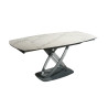 Jídelní stůl INCEPTION WHITE 130-190 CM keramika rozkládací  Jídelní stoly 41450