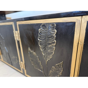 Unikátní ručně malovaná komoda Leaf s 3D designem VÝPRODEJ Angels Art Nábytek ANG001