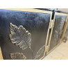 Unikátní ručně malovaná komoda Leaf s 3D designem VÝPRODEJ Angels Art Nábytek ANG001
