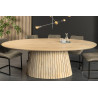 Jídelní stůl ART DECO 220cm ovál mango  Jídelní stoly 44563