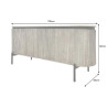 Komoda ADLON 170cm mramorová deska mango  Komody 44154