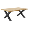 Konferenční stolek WILD 90 CM vzhled divoký dub  Nábytek 45081
