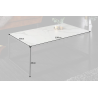 Konferenční stolek SYMBIOSE WHITE MRAMOR 100 CM keramika  Nábytek 6541089