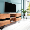 TV stolek Amazonas 160 cm masiv akácie  TV stolky a komody 38332