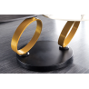 Konferenční stolek DANCING RINGS GOLD otočný  Nábytek 44317
