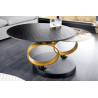 Konferenční stolek DANCING RINGS GOLD otočný  Nábytek 44317