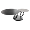 Konferenční stolek DANCING RINGS BLACK  Nábytek 44316