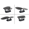 Konferenční stolek MOVEMENT GREY 160 CM keramika otočný  Nábytek 44235