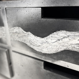 Exkluzivní tv stolek Angels Art z masivu a kovu VÝPRODEJ Angels Art Komody ANG004