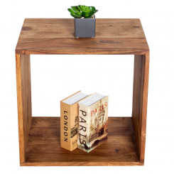 Set 2 regálů Makassar 43 cm masiv sheesham Makassar Odkládací stolky 35862