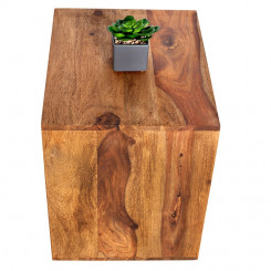 Set 2 regálů Makassar 43 cm masiv sheesham Makassar Odkládací stolky 35862