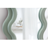 Zrcadlo Waves 160 cm šedo-zelená  Zrcadla 43160